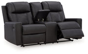 Mackmenville DBL Reclining Loveseat w/Console