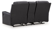 Mackmenville DBL Reclining Loveseat w/Console