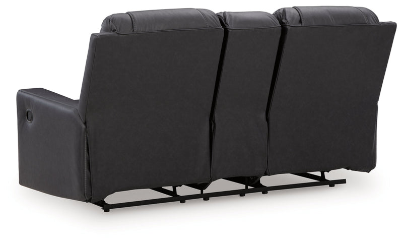 Mackmenville DBL Reclining Loveseat w/Console