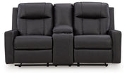 Mackmenville DBL Reclining Loveseat w/Console