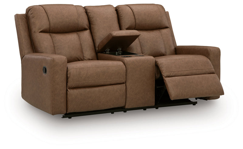 Mackmenville DBL Reclining Loveseat w/Console