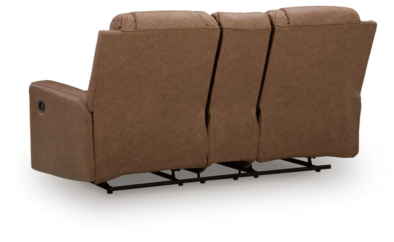 Mackmenville DBL Reclining Loveseat w/Console