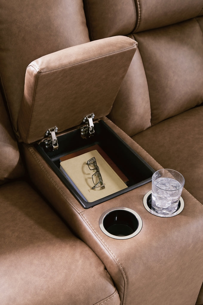Mackmenville Reclining Sofa and Reclining Loveseat with Console Living Room Set