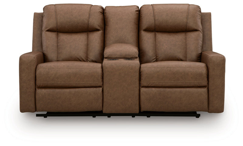 Mackmenville DBL Reclining Loveseat w/Console