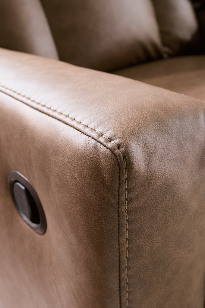 Mackmenville Reclining Sofa and Reclining Loveseat with Console Living Room Set