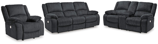 Draycoll Living Room Sets Sofa, Loveseat and Recliner