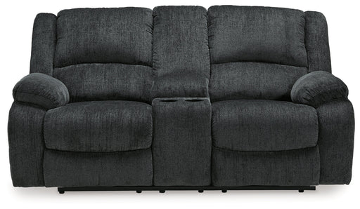 Draycoll DBL Reclining Loveseat Reclining Loveseat w Console