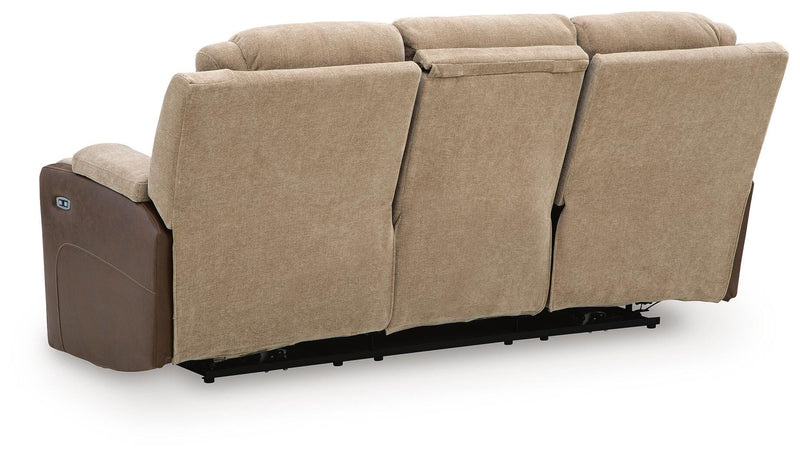 Mixed Motion PWR REC Sofa with ADJ Headrest Reclining Sofas