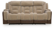 Mixed Motion PWR REC Sofa with ADJ Headrest Reclining Sofas