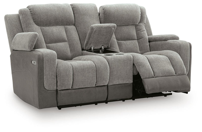Mixed Motion PWR REC Loveseat/CON/ADJ Reclining Loveseats