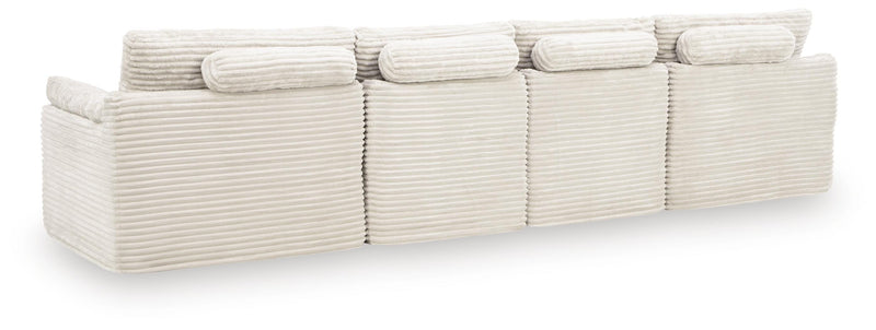 Canefield 4-Piece Sectional with Ottoman