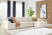 Canefield 4-Piece Sectional with Ottoman