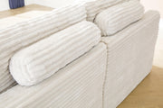 Canefield 4-Piece Sectional with Ottoman