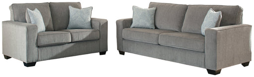 Altari Living Room Set Alloy Sofa and Loveseat