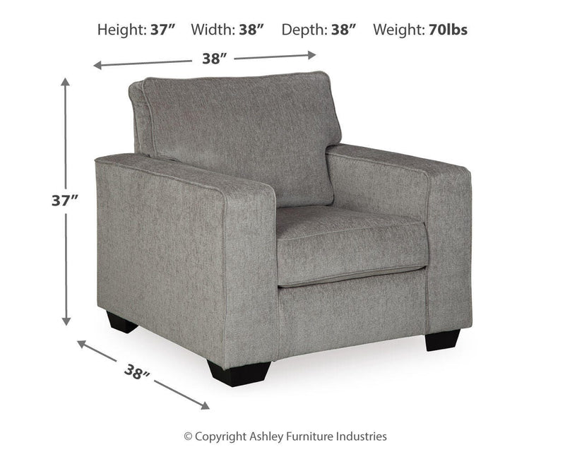 Altari Chair and Ottoman