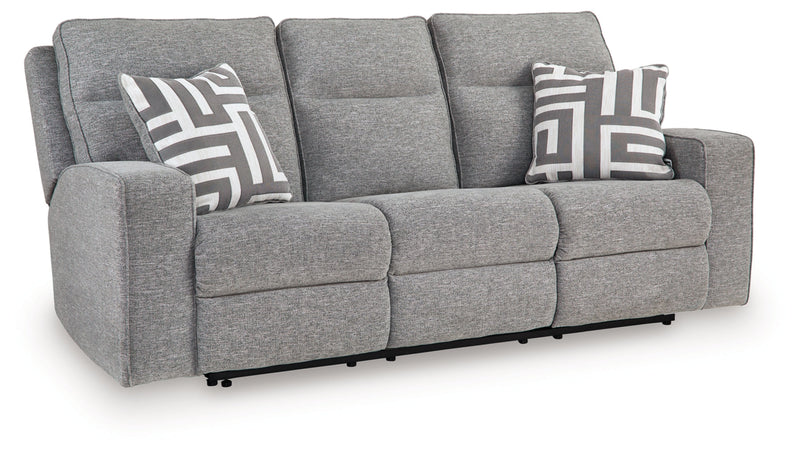 Biscoe Power Reclining Sofa with Adjustable Headrest