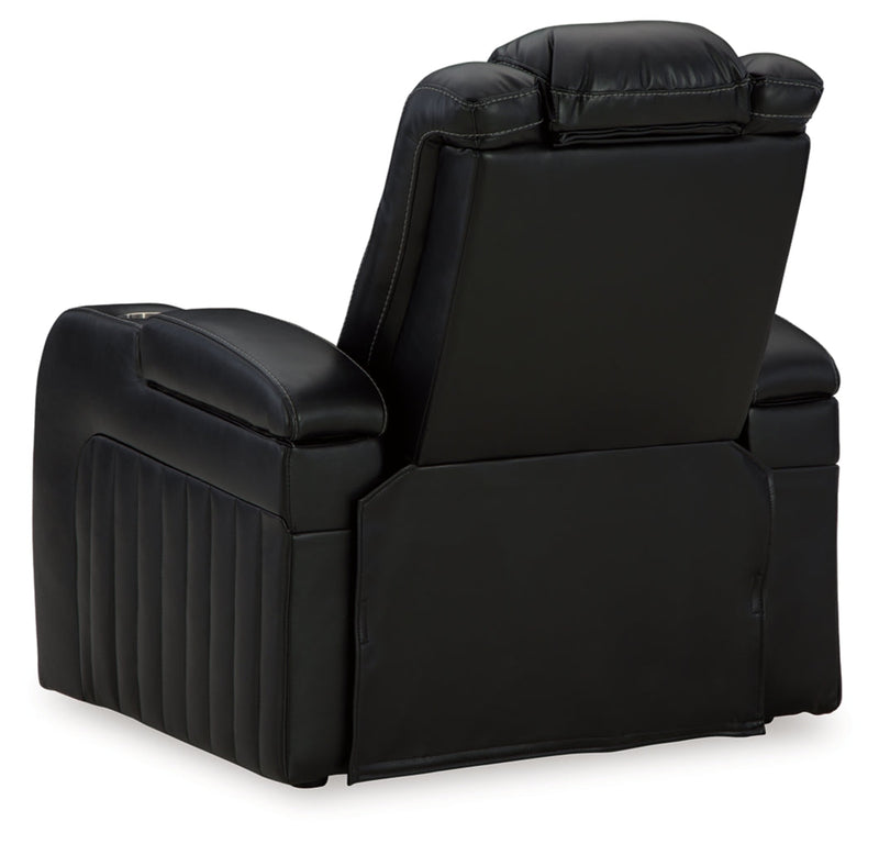 Caveman Den Power Recliner/Adjustable Headrest