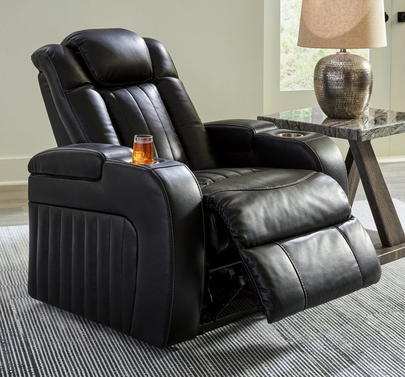 Caveman Den Power Recliner/Adjustable Headrest