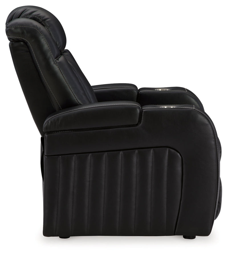 Caveman Den Power Recliner/Adjustable Headrest