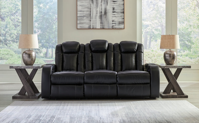 Caveman Den Power Reclining Sofa with Adjustable Headrest