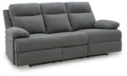 Side-Swipe REC Sofa w/Drop Down Reclining Sofas Charcoal