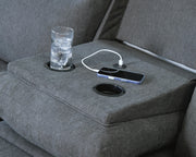 Side-Swipe REC Sofa w/Drop Down Reclining Sofas