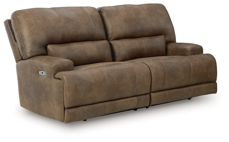 Time-Piece 2 Seat Power Reclining Sofa Adjustable HDREST
