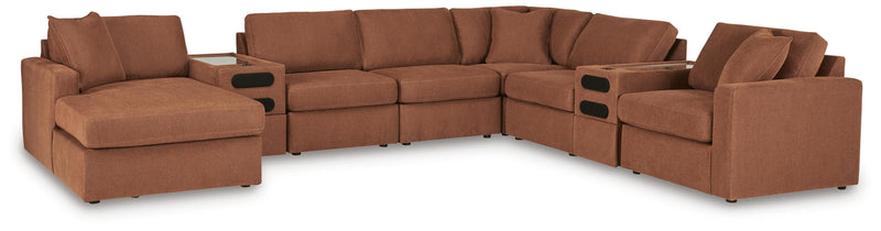 Modmax Sectionals - Spice 8-Piece Sectional with Storage Chaise and Audio Consoles