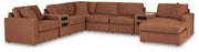 Modmax Sectionals - Spice 8-Piece Sectional with Storage Chaise and Audio Consoles (92102S98)