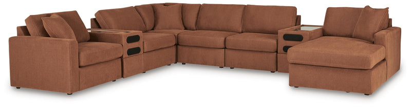 Modmax Sectionals - Spice 8-Piece Sectional with Storage Chaise and Audio Consoles (92102S98)