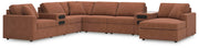 Modmax Sectionals - Spice 8-Piece Sectional with Audio System and Chaise (92102S48)