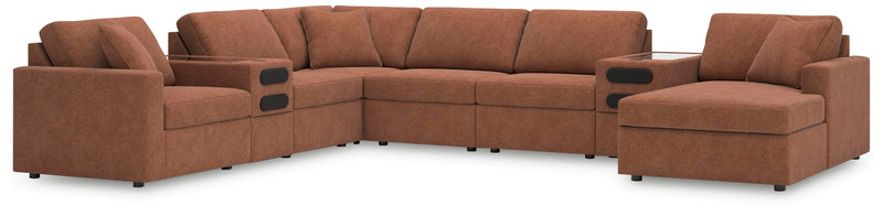 Modmax Sectionals - Spice 8-Piece Sectional with Audio System and Chaise (92102S48)