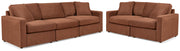 Modmax Living Room Set Spice Sofa and Loveseat