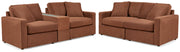 Modmax Living Room Set Spice Sofa and Loveseat (v2)