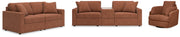 Modmax Living Room Set Spice Sofa, Loveseat and Recliner (v2)