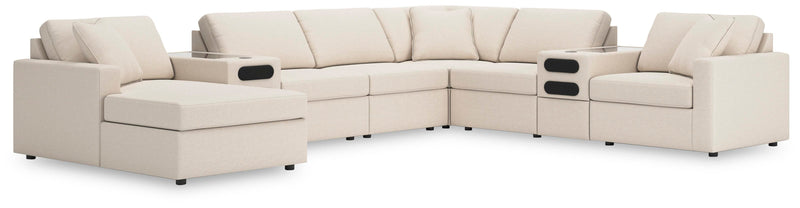 Modmax Sectionals - Oyster 8-Piece Sectional with Audio System and Chaise