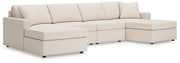 Modmax Sectionals - Oyster 4-Piece Sectional with Chaise