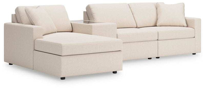 Modmax Sectionals - Oyster 4-Piece Sectional with Chaise (92103S41)