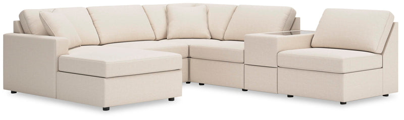 Modmax Sectionals - Oyster 6-Piece Sectional with Chaise