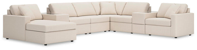 Modmax Sectionals - Oyster 8-Piece Sectional with Chaise (92103S43)