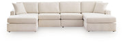 Modmax Sectionals - Oyster 4-Piece Double Storage Chaise Sectional