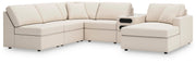 Modmax Sectionals - Oyster 6-Piece Sectional with Chaise (92103S25)