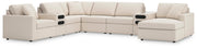 Modmax Sectionals - Oyster 8-Piece Sectional with Audio System and Chaise (92103S48)
