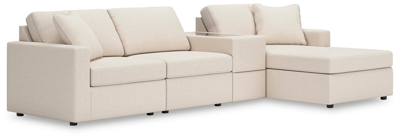 Modmax Sectionals - Oyster 4-Piece Sectional with Chaise (92103S40)
