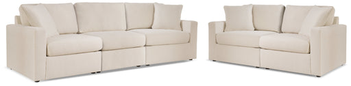 Modmax Living Room Set Oyster Sofa and Loveseat