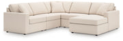 Modmax Sectionals - Oyster 5-Piece Sectional with Chaise (92103S68)