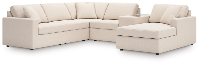 Modmax Sectionals - Oyster 6-Piece Sectional with Chaise (92103S53)