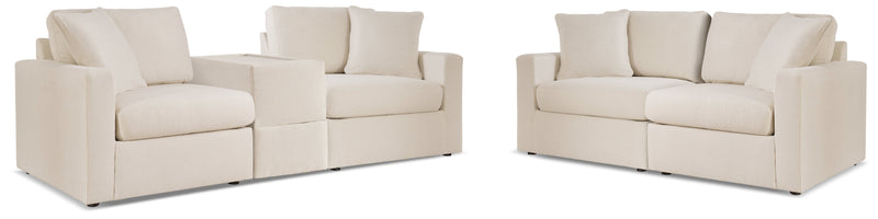 Modmax Living Room Set Oyster Sofa and Loveseat (v2)