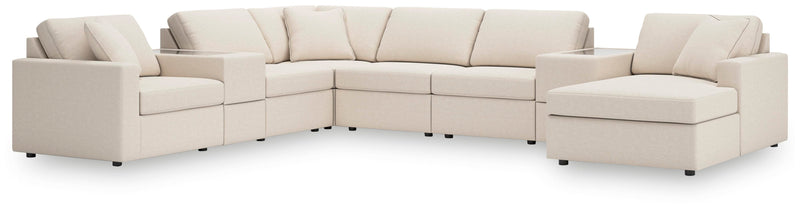 Modmax Sectionals - Oyster 8-Piece Sectional with Chaise (92103S42)