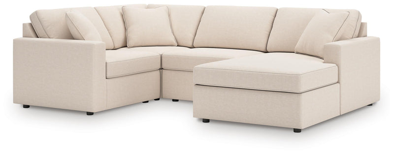 Modmax Sectionals - Oyster 4-Piece Sectional with Chaise (92103S65)